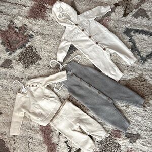 Carter's Little Planet Organic Cotton Knit Lot Sweater Overalls & Matching Sets